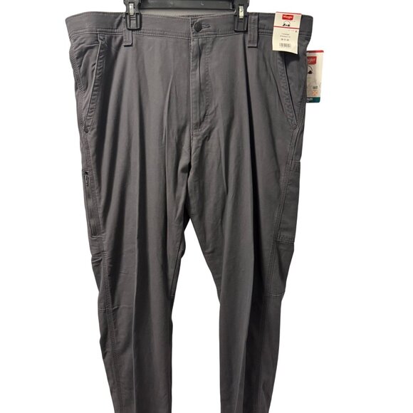 Wrangler Mens Gray Straight Fit Utility Pants Sz 38x32. NWT - Picture 8 of 12